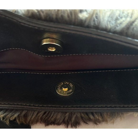COPY - Vintage Terri Moore Faux Fur Handbag 70's Style - Picture 9 of 10